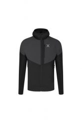 Bluza trekkingowa męska Spitze Maglia. Czarne bluzy męskie MONTURA, m, bez wzorów, z materiału, bez kaptura. Za 749.99 zł.