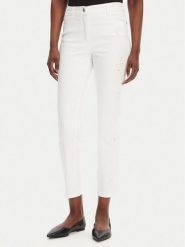 Olsen Jeansy 14002416 Biały Slim Fit. Białe jeansy damskie Olsen. Za 419.99 zł.