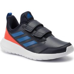 Buty adidas - AltaRun CF K G27235 Legink/Blue/Actora. Niebieskie półbuty chłopięce Adidas, bez wzorów, z materiału, bez zapięcia. Za 149.00 zł.