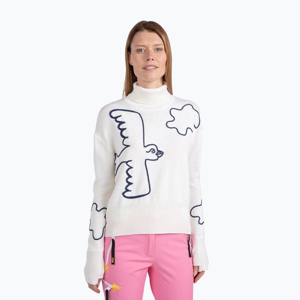 Sweter damski Rossignol Jcc Roll Neck. Białe swetry damskie Rossignol, bez wzorów, sportowe, bez kołnierzyka, bez ramiączek, bez kaptura. Za 939.99 zł.