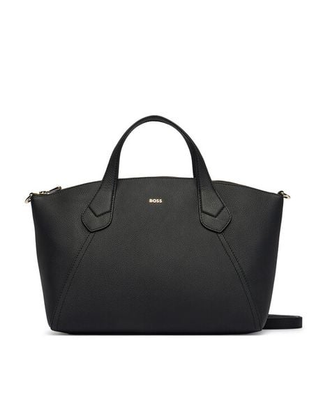 BOSS Torebka Lenah M 50563396 Czarny. Czarne torebki do ręki damskie Boss, bez wzorów, bez dodatków. Za 1,449.00 zł.