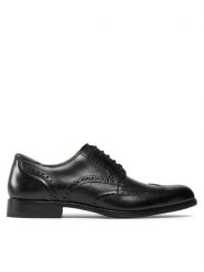 Clarks Półbuty Craft Arlo Limit 261714527 Czarny. Czarne półbuty na co dzień męskie Clarks, ze skóry, wizytowe, bez zapięcia. Za 399.99 zł.