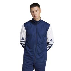 Bluza piłkarska ADIDAS Squadra 25 treningowa. Bluzy męskie Adidas, xl, bez wzorów, bez kaptura, do piłki nożnej. Za 129.99 zł.