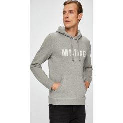 Mustang - Bluza. Szare bluzy męskie Mustang, z nadrukiem, z bawełny. W wyprzedaży za 179.90 zł.