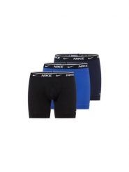 Nike Bokserki w 3-paku Mężczyźni Bawełna czarny|niebieski, XL. Czarne bokserki męskie Nike, m, bez wzorów, z bawełny. Za 179.95 zł.