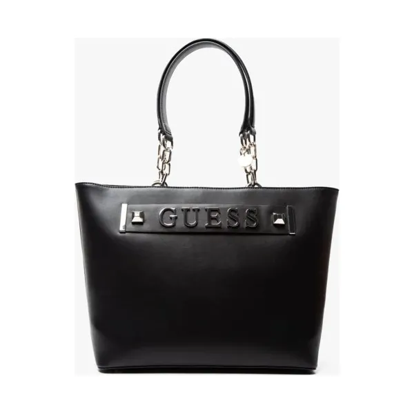 Guess Torebka Kerrigan Tote , czarny, rozmiar ONE SIZE. Czarne torebki do ręki damskie Guess, z aplikacjami, z materiału, klasyczne, bez dodatków. Za 649.99 zł.