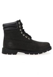 Trapery damskie, Timberland Linden Woods 6 IN Boot. Czarne śniegowce i trapery damskie Timberland, z materiału. Za 549.99 zł.