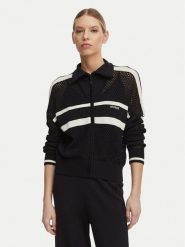 Guess Bluza V6GR08 Z0729 Czarny Regular Fit. Czarne bluzy damskie Guess, xl, z aplikacjami, z syntetyku, bez kaptura. Za 381.99 zł.