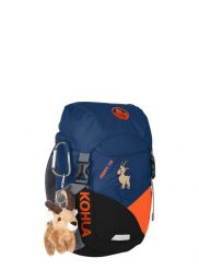 Plecak dla dziecka Kohla Happy 10L - navy peony/caviar/red orange. Niebieskie torby i plecaki dziecięce KOHLA, z nylonu. Za 224.39 zł.