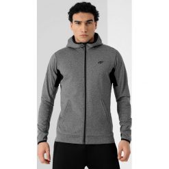 Bluza treningowa rozpinana z kapturem męska. Bluzy męskie 4f, m, bez wzorów, z dzianiny, z kapturem. Za 179.99 zł.