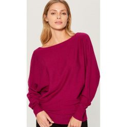 Sweter typu kimono - Różowy. Czerwone swetry damskie Mohito. Za 79.99 zł.