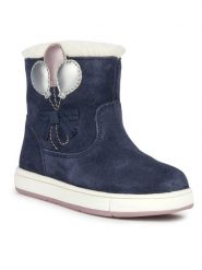 Geox Śniegowce B Trottola Girl B364AA 00022 C0694 M Granatowy. Niebieskie buty zimowe dziewczęce Geox, bez wzorów, ze skóry, bez zapięcia. Za 279.99 zł.