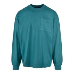 Koszulka z długim rękawem Urban Classics Pigment Dyed Pocket. Czerwone bluzki z długim rękawem męskie Urban Classics, m, bez wzorów, bez kołnierzyka. Za 182.50 zł.