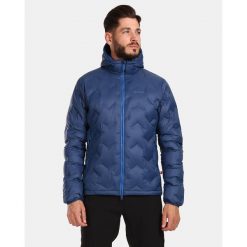 Męska kurtka puchowa Kilpi ALBERT-M. Niebieskie kurtki sportowe męskie Kilpi, m, bez wzorów, z nylonu, trekkingowe. Za 525.33 zł.