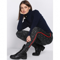 Szaro-Zielone Legginsy Particular Taste. Szare legginsy damskie Born2be. Za 39.99 zł.