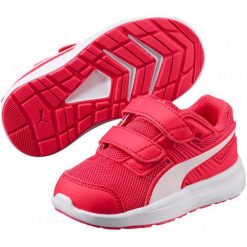 Puma Buty Do Biegania Escaper Mesh V Inf Paradise Pink Pearl P 23. Różowe buty sportowe dziewczęce Puma, bez wzorów, z meshu, bez zapięcia, do biegania. Za 149.00 zł.