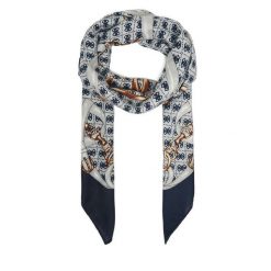 Chusta Guess. Szare szaliki i chusty damskie Guess, z aplikacjami. Za 199.99 zł.