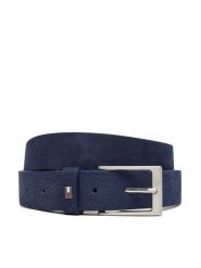 Tommy Hilfiger Pasek Męski Layton 3.5 Nubuck AM0AM13754 Granatowy. Niebieskie paski damskie Tommy Hilfiger, bez wzorów, z nubiku. Za 219.99 zł.