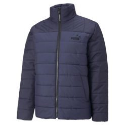 Kurtka Puma ESS Padded Jacket, Mężczyźni. Niebieskie kurtki męskie Puma, m, bez wzorów, z poliesteru, sportowe, bez kaptura. W wyprzedaży za 390.00 zł.