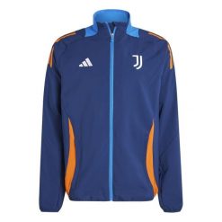 Bluza dresowa Prematch Juventus Turin 2024/25. Brązowe bluzy męskie Adidas, xs, bez wzorów, z dresówki, bez kaptura. Za 291.50 zł.