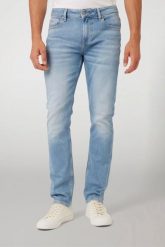 GUESS Błękitne męskie spodnie jeansowe Angels, Rozmiar 30/32. Niebieskie jeansy męskie Guess, m, z aplikacjami, z bawełny. W wyprzedaży za 229.99 zł.