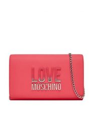 LOVE MOSCHINO Torebka JC4260PP0MKD0615 Różowy. Czerwone torebki do ręki damskie Love Moschino, bez wzorów, ze skóry, wizytowe, bez dodatków. Za 409.99 zł.