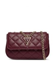 Guess Torebka J5YZ17 WGT10 Bordowy. Czerwone torebki do ręki damskie Guess, z aplikacjami, ze skóry, bez dodatków. Za 264.99 zł.