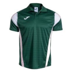 Koszulka męska Joma Montreal. Zielone koszulki polo męskie Joma, m, bez wzorów, z materiału, klasyczne, bez ramiączek. Za 108.99 zł.