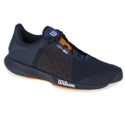 Buty do tenisa męskie, Wilson Kaos Swift. Niebieskie buty sportowe męskie Wilson, z gumy, bez zapięcia, tenisowe. Za 369.99 zł.