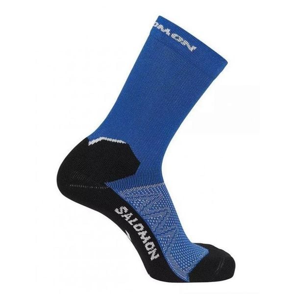 Skarpety Unisex Dla Dorosłych Speedcross Crew. Niebieskie skarpety męskie Salomon, bez wzorów, z dzianiny. Za 79.00 zł.
