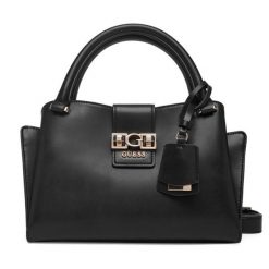 Torebka Guess. Czarne torebki do ręki damskie Guess, z aplikacjami, klasyczne, bez dodatków. Za 469.99 zł.