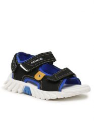 Primigi Sandały 3915222 D Czarny. Czarne sandały chłopięce Primigi, ze skóry, bez zapięcia. Za 279.99 zł.