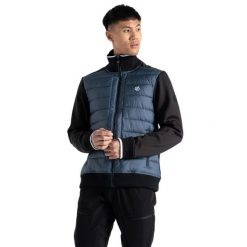 Męska Pikowana Kurtka Hybrydowa Frost. Czarne kurtki sportowe męskie Dare 2b, m, bez wzorów, z puchu, trekkingowe. Za 187.99 zł.