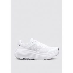 Tenisówki Skechers Model Max Cushioning Endea Kolor Biały. Białe trampki i tenisówki damskie Skechers, bez wzorów, z tkaniny, bez zapięcia. W wyprzedaży za 322.20 zł.