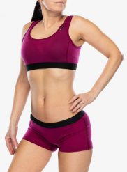 Biustonosz termoaktywny Sensor Merino Active Bra. Fioletowe bielizna termoaktywna damska Sensor, l, bez wzorów, z materiału, bez ramiączek. Za 130.79 zł.