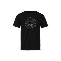 Horsefeathers Line Circle Tshirt (black). Czarne t-shirty męskie Horsefeathers, s, bez wzorów, bez kołnierzyka. Za 238.99 zł.