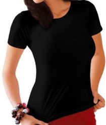 Babell Koszulka damska Carla czarna r. XL. Czarne t-shirty damskie Babell, xl, bez wzorów, bez kołnierzyka. Za 79.57 zł.