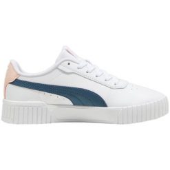 Buty Puma Carina 2.0 385849 31 białe. Białe obuwie sportowe damskie bez wzorów, z gumy. Za 338.63 zł.
