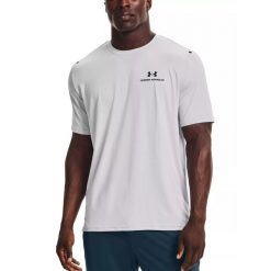Koszulka fitness męska Under Armour UA Rush Energy. Białe buty sportowe męskie Under Armour, bez zapięcia, na fitness i siłownię. Za 219.99 zł.