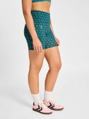 Szorty damskie Hummel Hiit Impact. Zielone szorty sportowe damskie Hummel, l, bez wzorów, z materiału, eleganckie, do biegania. Za 236.05 zł.