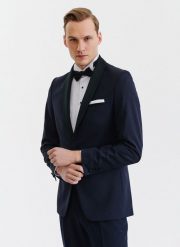 PAKO LORENTE – Marynarka smokingowa P000B-3S-002-G-S. Marynarki męskie Pako Lorente, bez wzorów, z wełny. Za 1,999.99 zł.