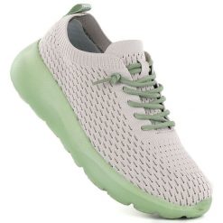 Półbuty sportowe damskie beżowe NEWS 26TX02-168. Brązowe obuwie sportowe damskie NEWS, bez wzorów, z tkaniny, sportowe, bez obcasa, bez zapięcia. Za 179.99 zł.