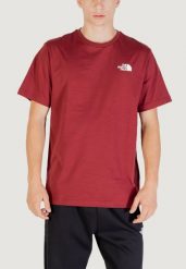 Koszulka crop top Mężczyzna THE NORTH FACE M SS BOX NSE TEE. Czerwone koszulki sportowe męskie The North Face, m, bez wzorów, z bawełny, bez kołnierzyka, bez ramiączek. Za 168.20 zł.