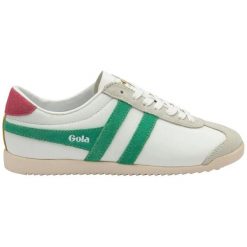 Damskie zamszowe buty sportowe Gola Bullet Pure. Białe obuwie sportowe damskie Gola, bez wzorów, z zamszu. Za 402.00 zł.