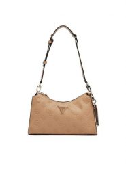 Guess Torebka HWPG93 49180 Beżowy. Brązowe listonoszki damskie Guess, z aplikacjami, ze skóry, bez dodatków. Za 289.99 zł.