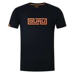 Koszulka Wędkarska T-Shirt Guru Gradient Connect Tee Black. Czarne koszulki sportowe męskie Guru, l, bez wzorów, sportowe, bez kołnierzyka. Za 130.99 zł.