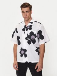 Hugo Koszula Eligino 50513855 Biały Oversize. Białe koszule męskie Hugo, m, bez wzorów, z bawełny, bez kołnierzyka, bez ramiączek. Za 249.99 zł.