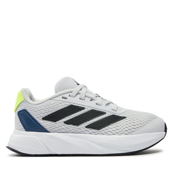 Sneakersy adidas. Szare półbuty chłopięce Adidas, bez wzorów, bez zapięcia. Za 179.99 zł.