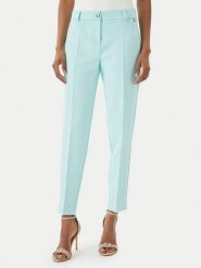 Maryley Spodnie materiałowe 26EB52Z/43AC Turkusowy Regular Fit. Niebieskie spodnie materiałowe damskie Maryley, m, bez wzorów, z materiału. Za 229.99 zł.