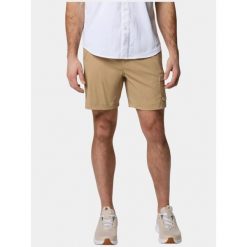 Spodenki turystyczne męskie Columbia Wild Cast. Brązowe krótkie spodenki sportowe męskie Columbia, m, bez wzorów, trekkingowe. Za 339.00 zł.